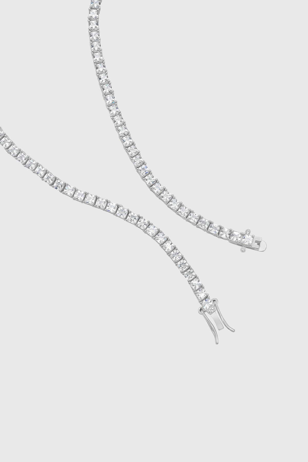 Rebecca Minkoff 3MM Princess-Cut Tennis Necklace