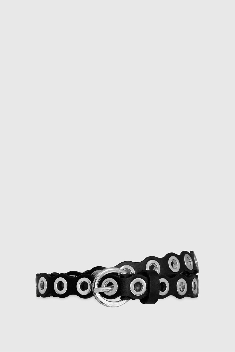 Rebecca Minkoff Scalloped Grommet Belt