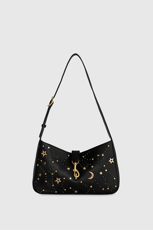 Rebecca Minkoff Megan Small Shoulder Bag With Celestial Studs