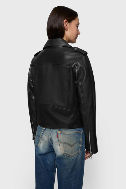 Rebecca Minkoff Julian Asymmetrical Moto Biker Jacket