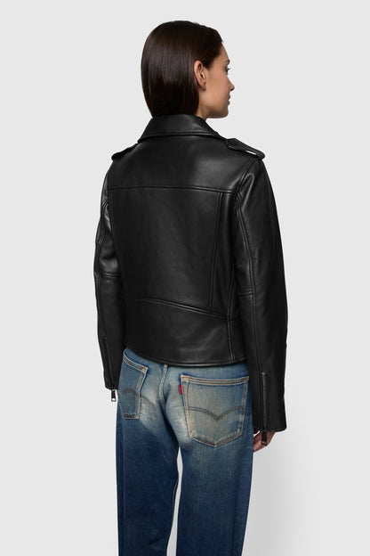 Rebecca Minkoff Julian Asymmetrical Moto Biker Jacket