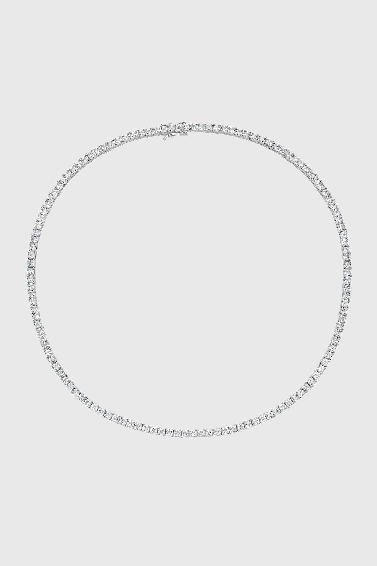 Rebecca Minkoff 3MM Princess-Cut Tennis Necklace