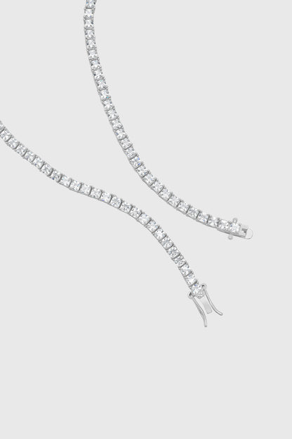Rebecca Minkoff 3MM Princess-Cut Tennis Necklace