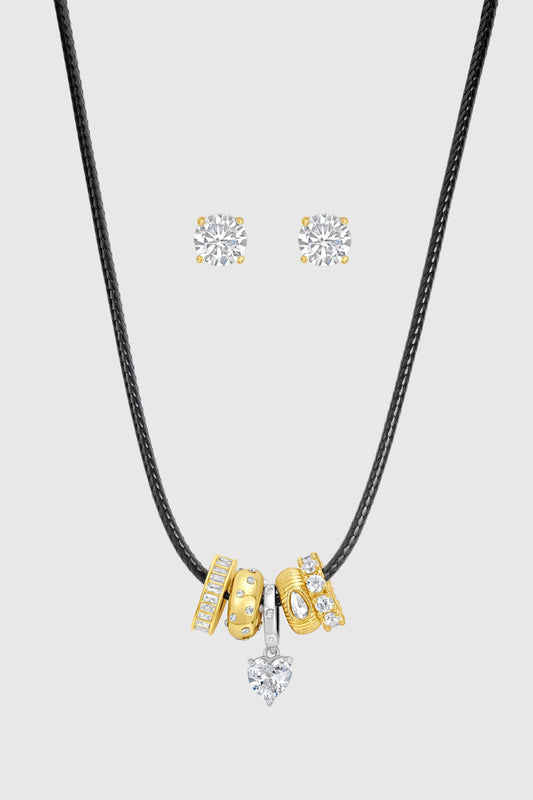 Rebecca Minkoff Charm Cord Necklace