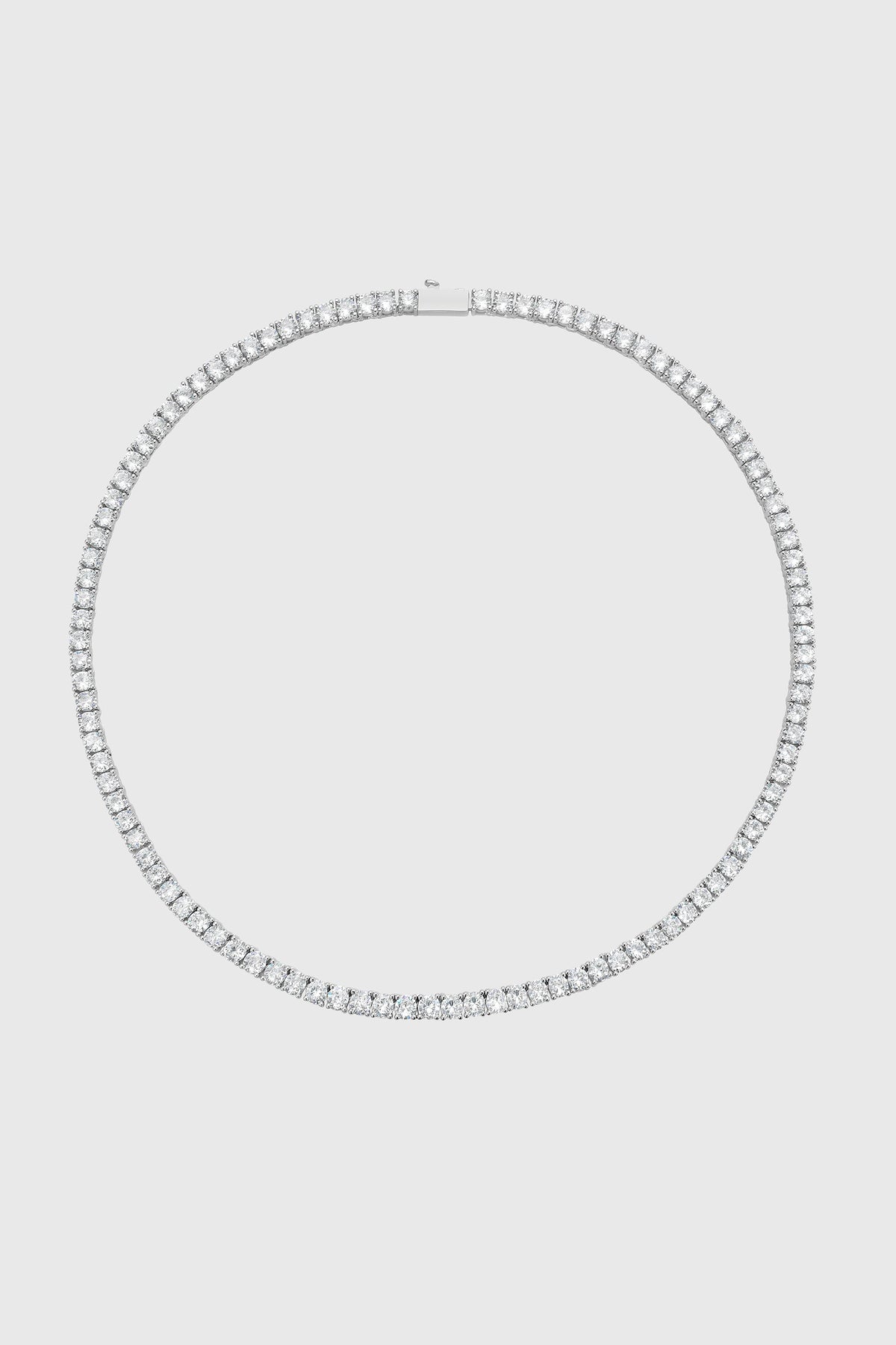 Rebecca Minkoff 4MM Round Brilliant Tennis Necklace