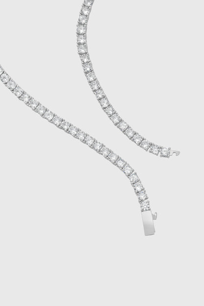 Rebecca Minkoff 4MM Round Brilliant Tennis Necklace