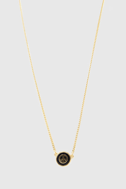 Rebecca Minkoff Peace Semi Charm Necklace