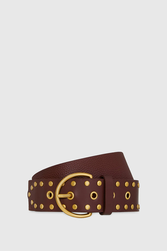 Rebecca Minkoff Studded Grommet Belt
