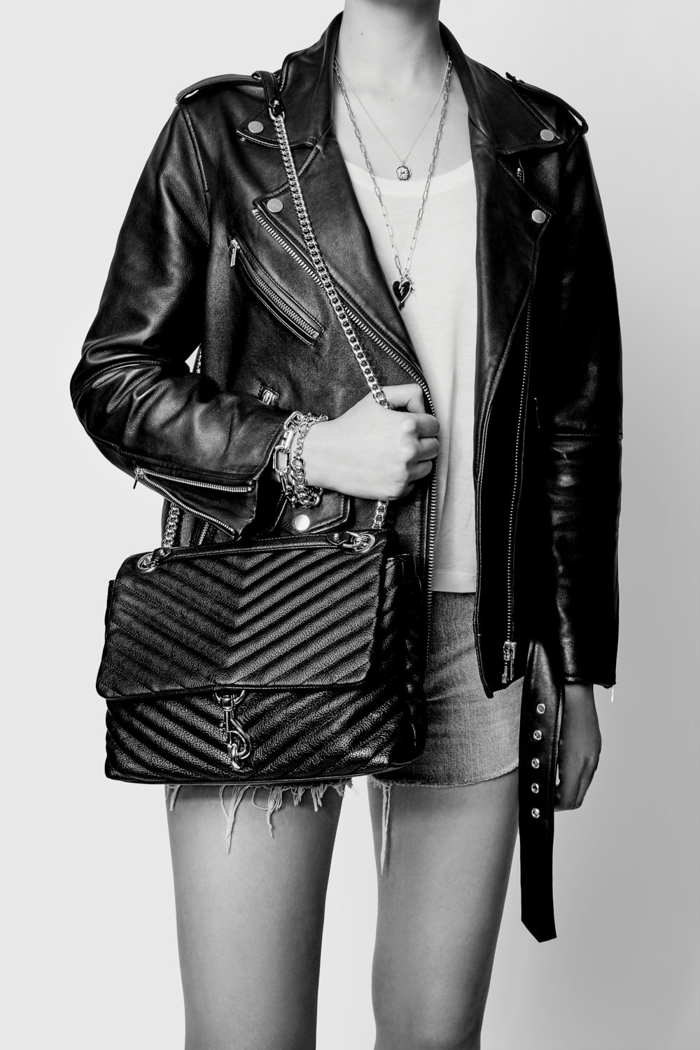Rebecca Minkoff Edie Flap Shoulder With Celestial Studs