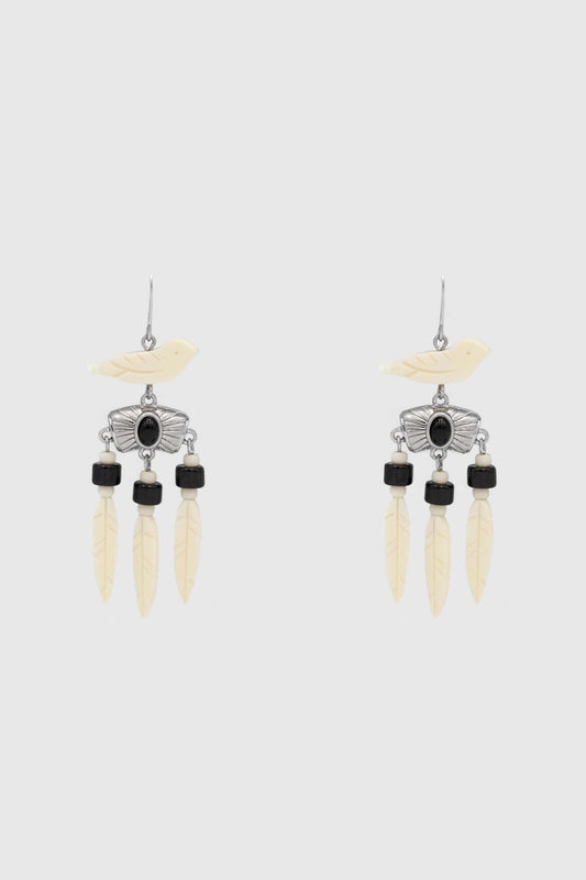 Rebecca Minkoff Western Bird Fringe Earring